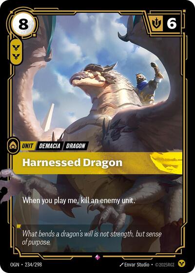 Harnessed Dragon [OGN-234/298] [Foil]