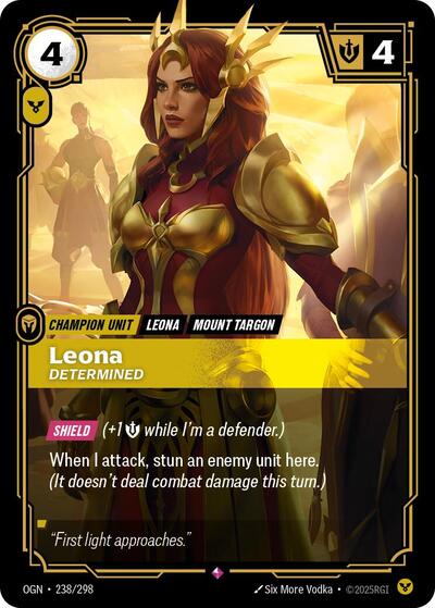 Leona Determined [OGN-238/298] [Foil]