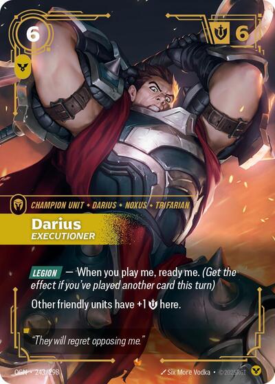 Darius Executioner [OGN-243/298] [Foil]