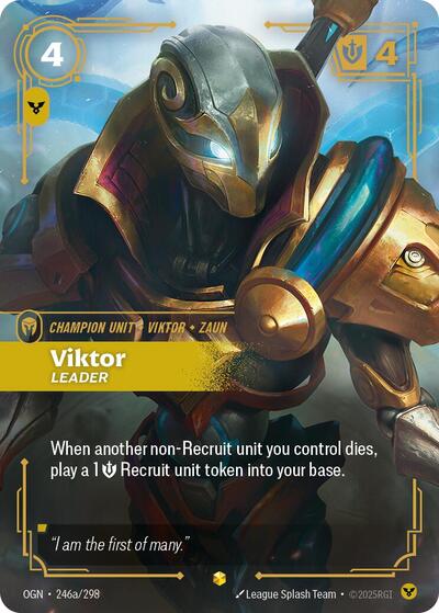 Viktor Leader Alternate Art [OGN-246a/298] [Foil]