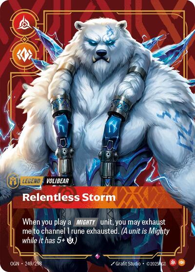 Volibear Relentless Storm [OGN-249/298] [Foil]
