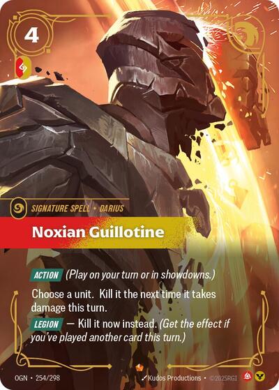 Noxian Guillotine [OGN-254/298] [Foil]