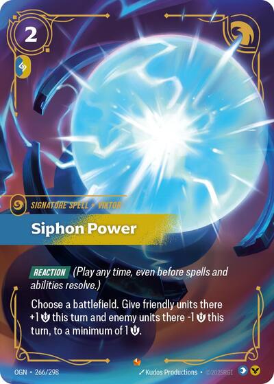 Siphon Power [OGN-266/298] [Foil]