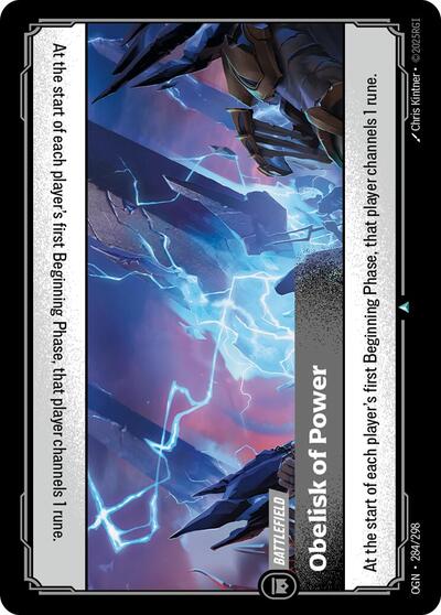 Obelisk of Power [OGN-284/298] [Normal]