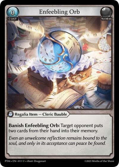 Enfeebling Orb [Normal] [PTM]