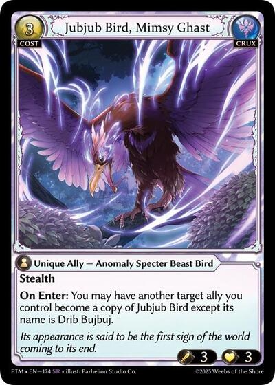 Jubjub Bird, Mimsy Ghast [Normal] [PTM]