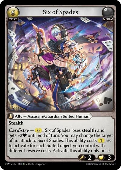 Six of Spades [Normal] [PTM]