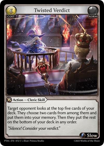 Twisted Verdict [Normal] [PTM]