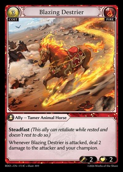 Blazing Destrier [Normal] [RDO]