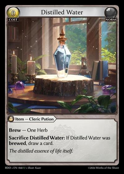Distilled Water [Normal] [RDO]