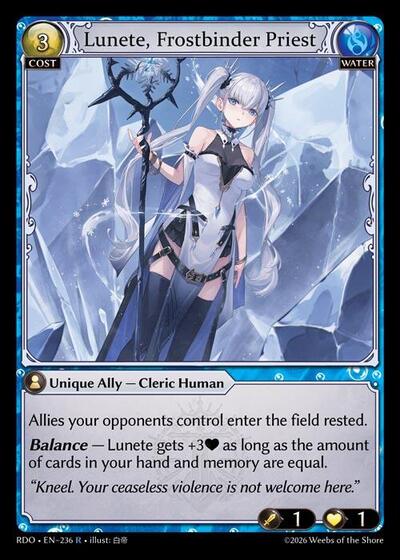 Lunete, Frostbinder Priest [Normal] [RDO]