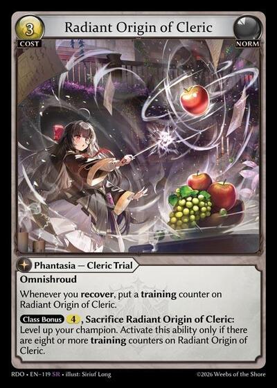 Radiant Origin of Cleric [Normal] [RDO]