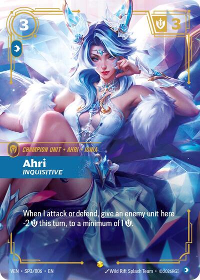 Ahri, Inquisitive [VEN-SP3/006] [Foil]