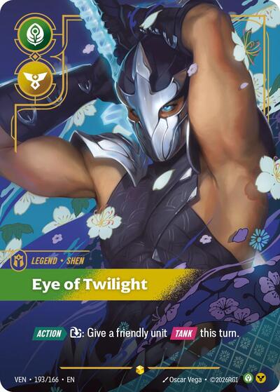 Shen - Eye of Twilight (Overnumbered) [VEN-193/166] [Foil]