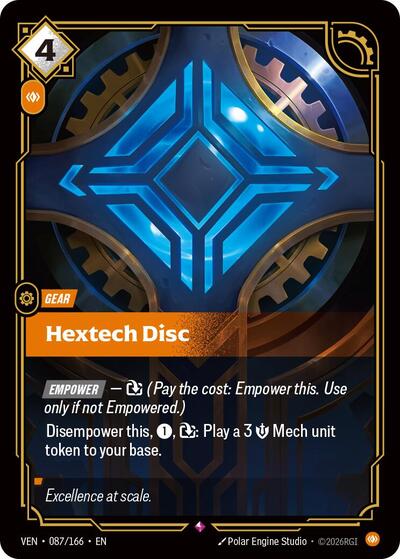 Hextech Disc [VEN-087/166] [Foil]
