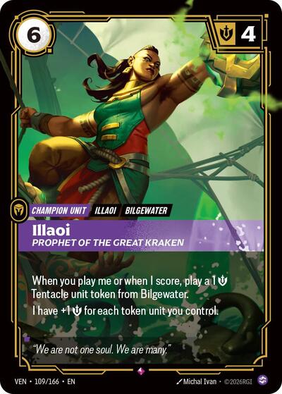 Illaoi, Prophet of the Great Kraken [VEN-109/166] [Foil]