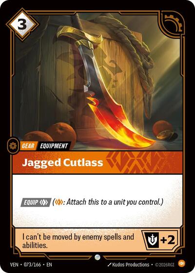 Jagged Cutlass [VEN-073/166] [Normal]