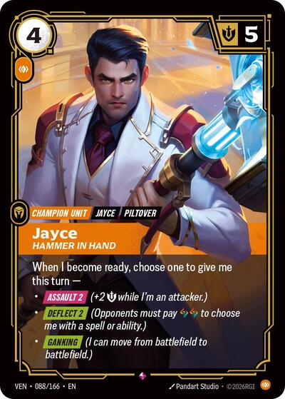 Jayce, Hammer in Hand [VEN-088/166] [Foil]