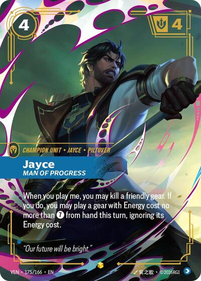 Jayce, Man of Progress [VEN-175/166] [Foil]