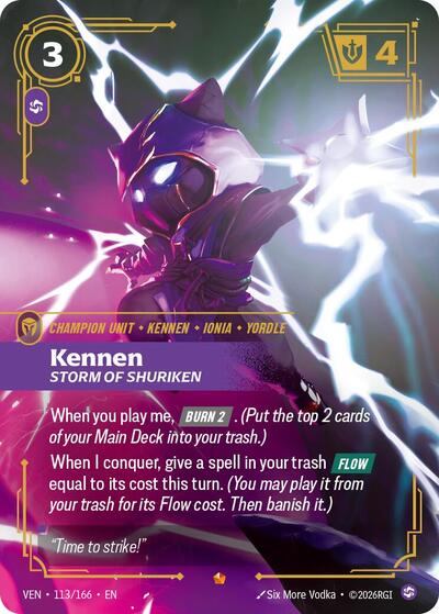 Kennen, Storm of Shuriken [VEN-113/166] [Foil]