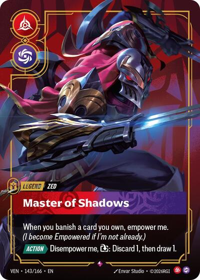 Zed - Master of Shadows [VEN-143/166] [Foil]