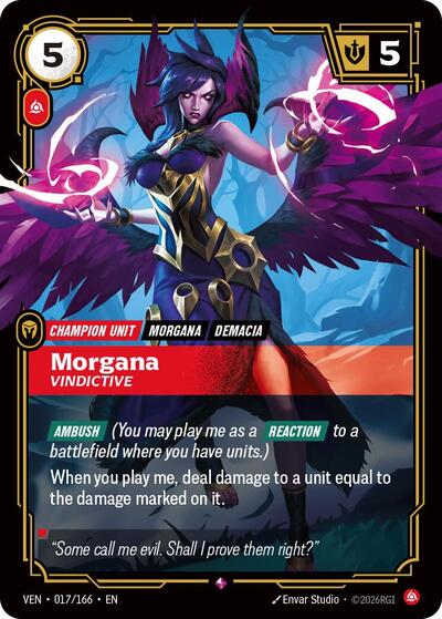 Morgana, Vindictive [VEN-017/166] [Foil]