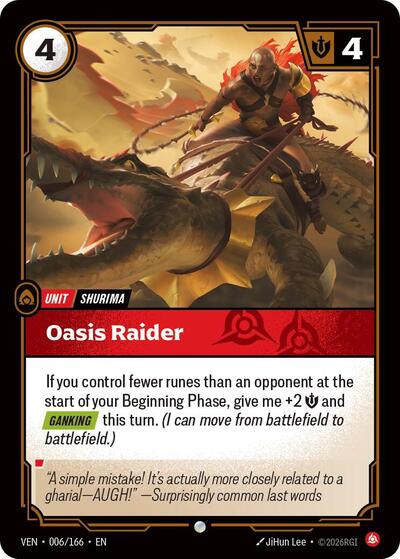 Oasis Raider [VEN-006/166] [Normal]