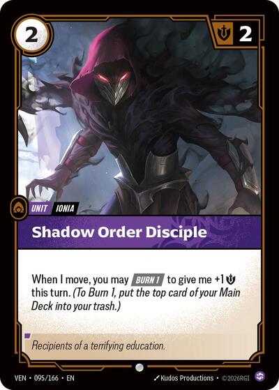 Shadow Order Disciple [VEN-095/166] [Normal]