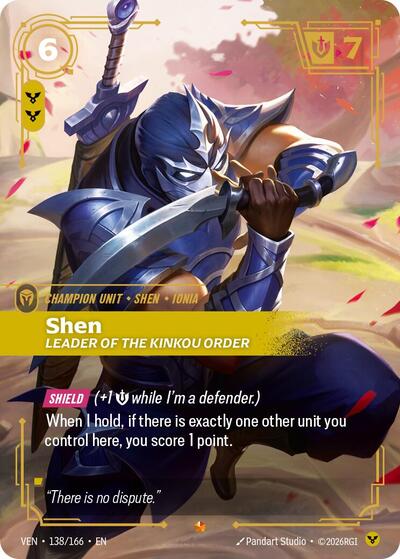 Shen, Leader of the Kinkou Order [VEN-138/166] [Foil]