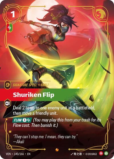 Shuriken Flip [VEN-140/166] [Foil]