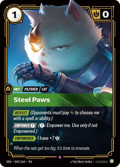 Steel Paws [VEN-043/166] [Foil]