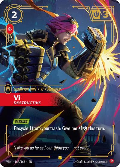 Vi, Destructive [VEN-167/166] [Foil]