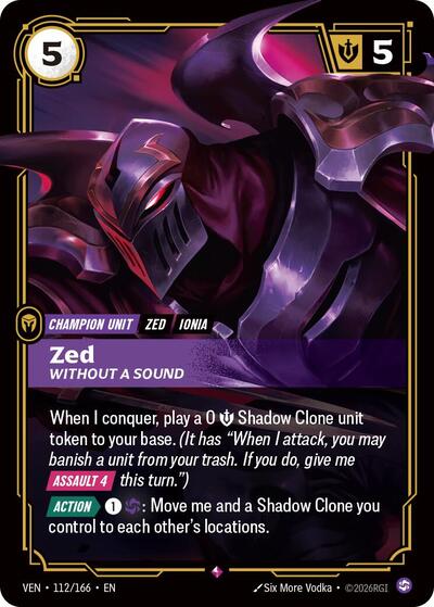 Zed, Without a Sound [VEN-112/166] [Foil]