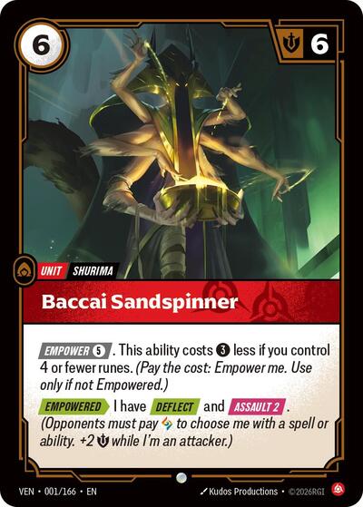 Baccai Sandspinner [VEN-001/166] [Normal]