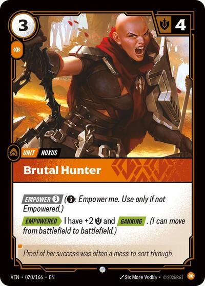Brutal Hunter [VEN-070/166] [Normal]