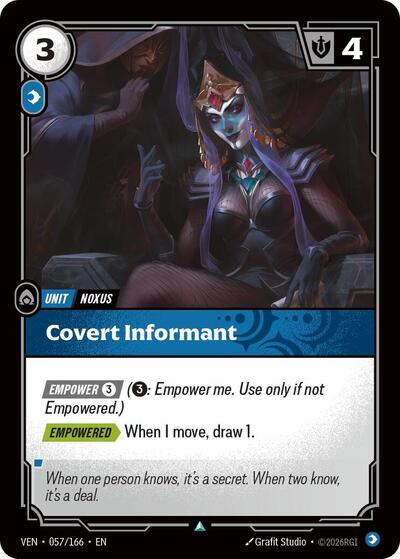 Covert Informant [VEN-057/166] [Normal]