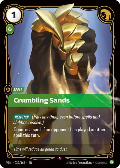 Crumbling Sands [VEN-039/166] [Foil]