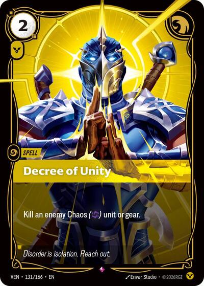Decree of Unity [VEN-131/166] [Foil]
