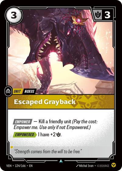 Escaped Grayback [VEN-124/166] [Normal]