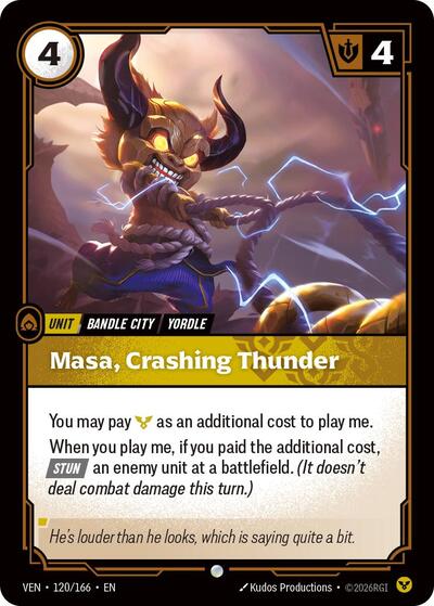 Masa, Crashing Thunder [VEN-120/166] [Normal]