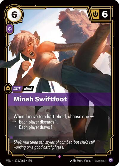 Minah Swiftfoot [VEN-111/166] [Foil]