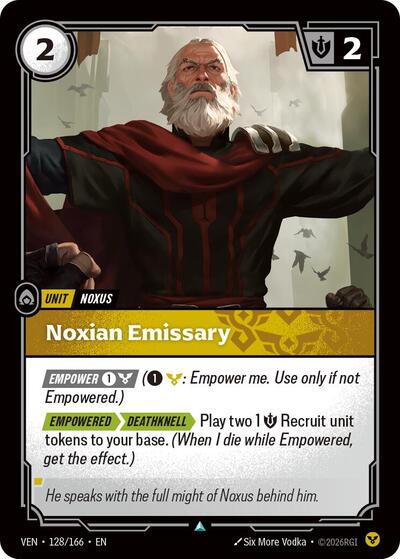 Noxian Emissary [VEN-128/166] [Normal]