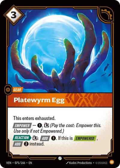 Platewyrm Egg [VEN-075/166] [Normal]