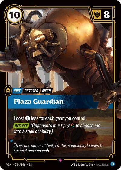 Plaza Guardian [VEN-064/166] [Foil]