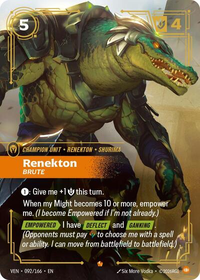 Renekton, Brute [VEN-092/166] [Foil]