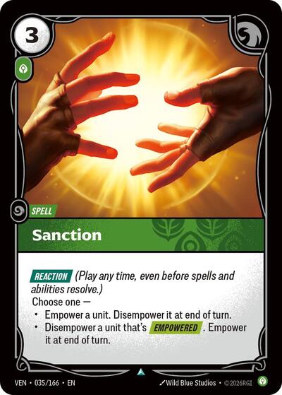 Sanction [VEN-035/166] [Normal]