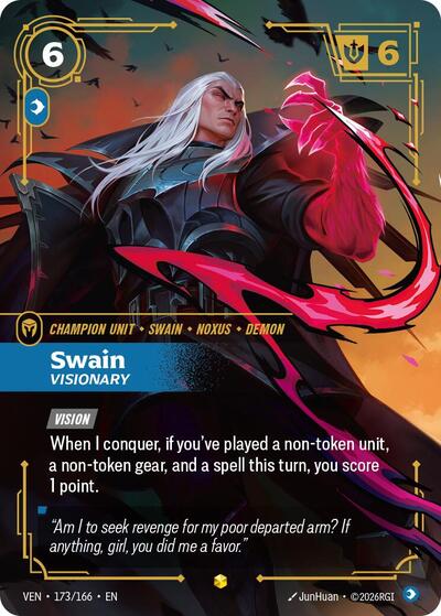 Swain, Visionary (Overnumbered) [VEN-173/166] [Foil]