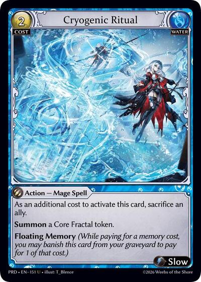 Cryogenic Ritual [Normal] [PRD]
