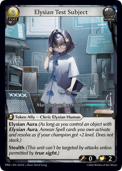 Elysian Test Subject [Normal] [PRD]