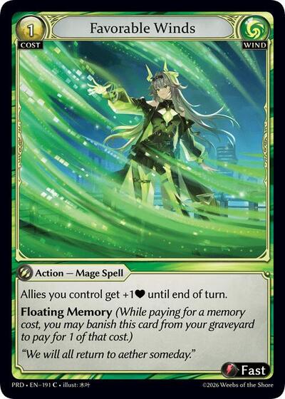 Favorable Winds [Normal] [PRD]